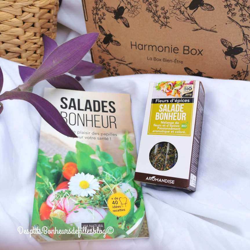 recettes salades estivales et fleurs epices aromandises harmonie box