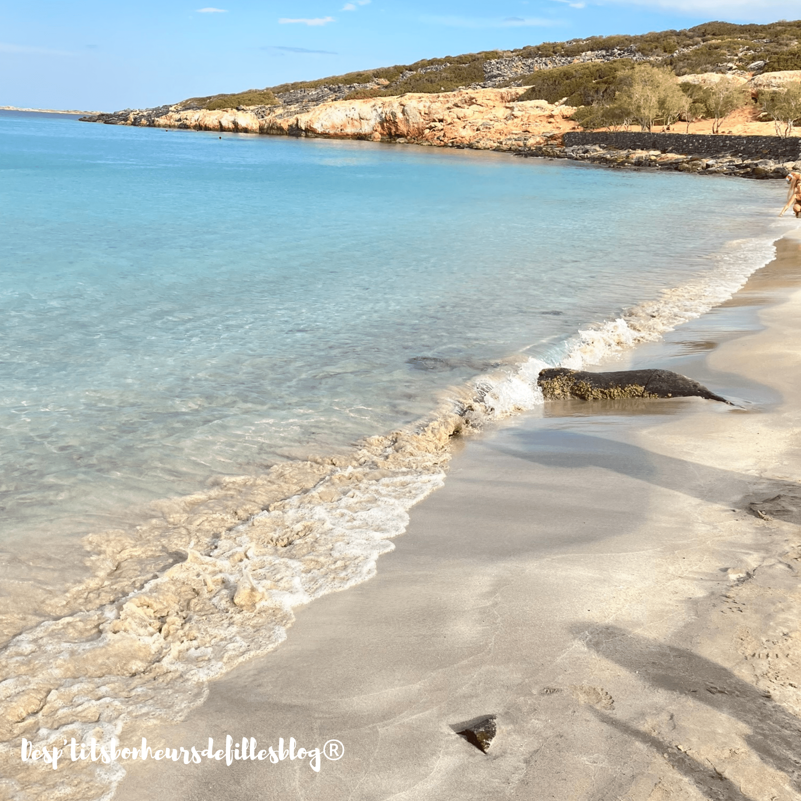 plage de kolokitha en crete