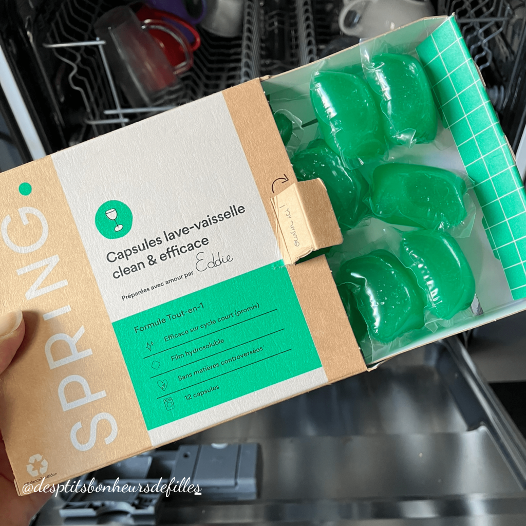 capsule lave vaisselle spring avis
